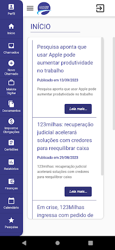 Android application leovinicontabil screenshort
