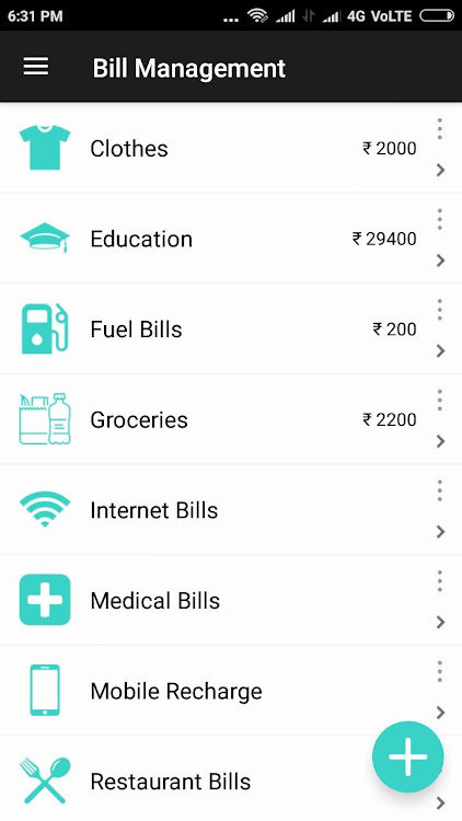 Bill Management: Receipts, Exp - 1.2 - (Android)