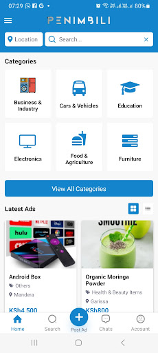 Android application Penimbili - Buy/Sell Anything screenshort