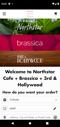 Android application Northstar + Brassica screenshort