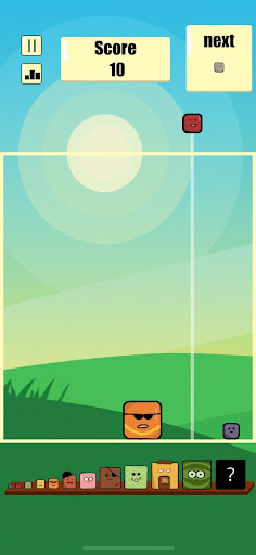 Android application Square Watermelon : the game screenshort