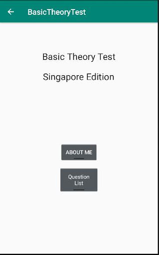 Android application Basic Theory Test(BTT) SG screenshort