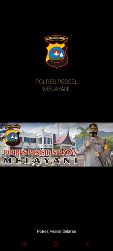 Android application Polres PesisirSelatanMelayani screenshort