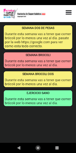 Factoría de Super Hábitos app Screenshot 1 - AppWisp.com