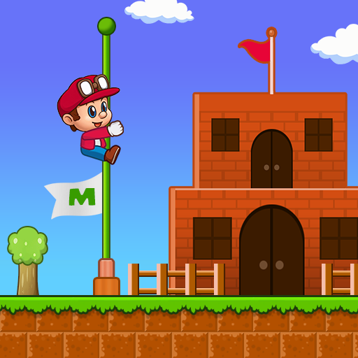 Super Gino Bros - Jump & Run Logo