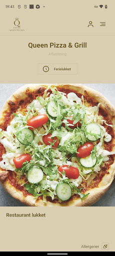 Android application Queen Pizza & Grill screenshort