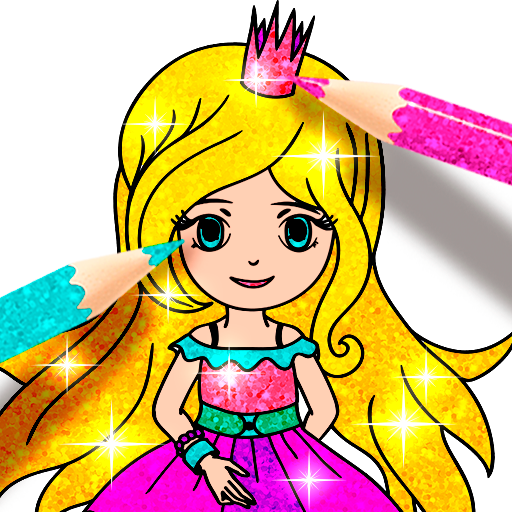 女の子のためのプリンセスぬりえ Google Play のアプリ
