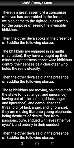 Buddhism - Mahâ-Samaya-Sutta Screen 3