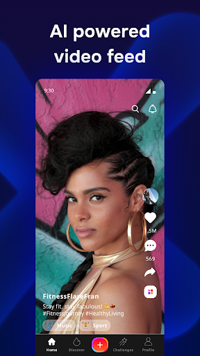 Shorts VotTak: Short Video App Screen 3