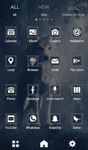 Fantasy Wolf Theme Screen 3