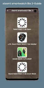 xiaomi smartwatch lite 2-Guide