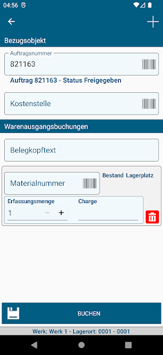 Paledo Lagermanagement Screen 2