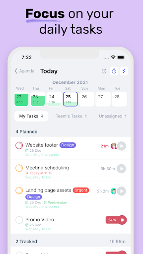 Android application Ora - Agile Project Management screenshort