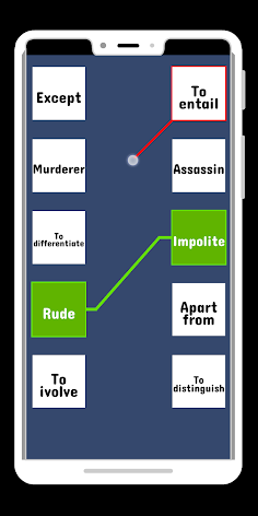 Synonyms words : match puzzle - Screenshot 1