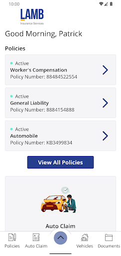 Lamb Insurance Group Mobile Screen 2