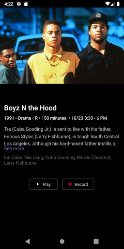 Screenshot of Glo Fiber TV