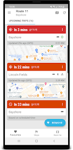 Ottawa Transit: GPS Real-Time Screenshot