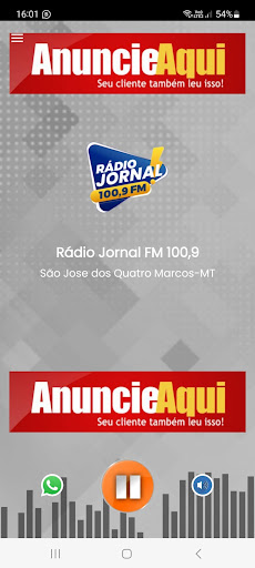 Android application Rádio Jornal FM 100,9 screenshort