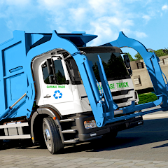 US Trash Truck Transport Sim icon