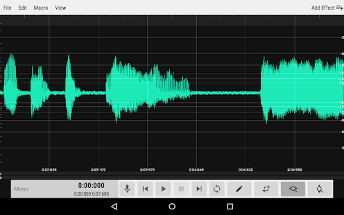 WaveEditor Record & Edit Audio Screenshot