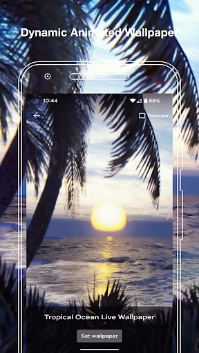 Tropical Ocean Live Wallpaper Screen 2