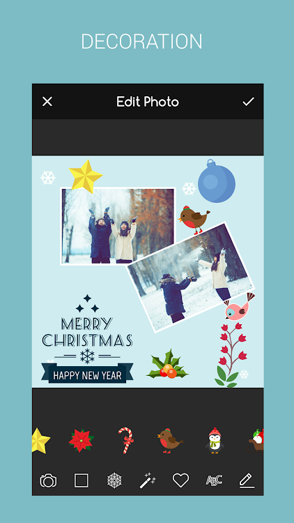 Christmas Deco: Photo Collage - 7.2.7 - (Android)