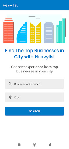 Android application Heavylist screenshort