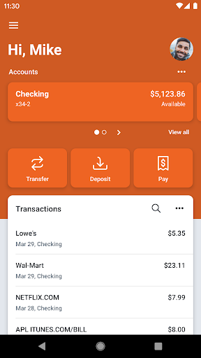 MyPoint CU Mobile Screen 2