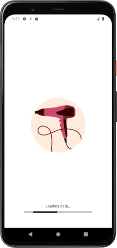 Android application Hair Dryer Sounds screenshort