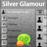 GO SMS Silver Glamour icon