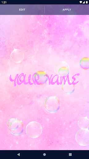 Soap Bubble Live Wallpaper Screen 2