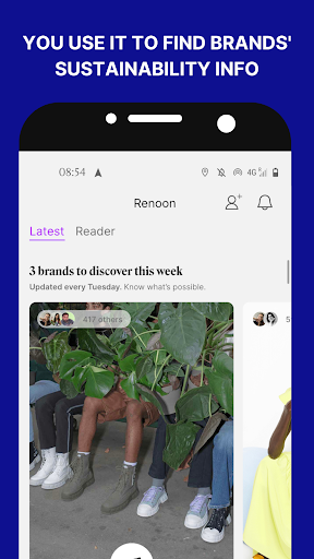 Renoon: Sustainable Fashion Screen 2