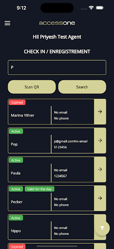 Android application Access1 Agent screenshort