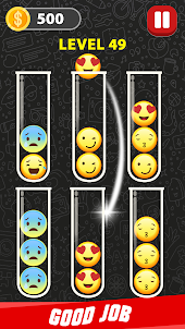 Emoji Sort - Ball Puzzle Games