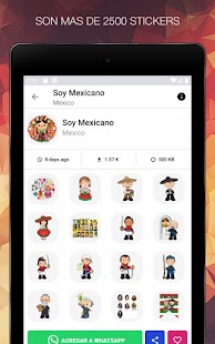 Stickers of Mexico for WhatsApp - WAStickerApps Screenshot