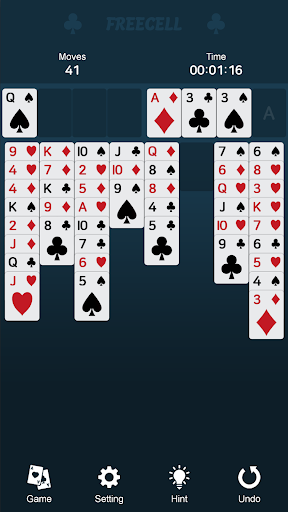 FreeCell Solitaire Screen 3