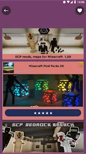 SCP mods and maps for MCPE