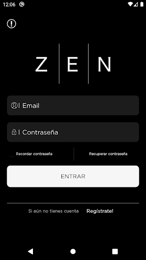 Android application Zentral Padel screenshort