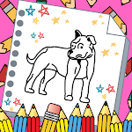 Cover Image of Tải xuống Pitbull Coloring Book  APK