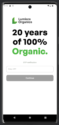 Lumiere Organics Screen 2