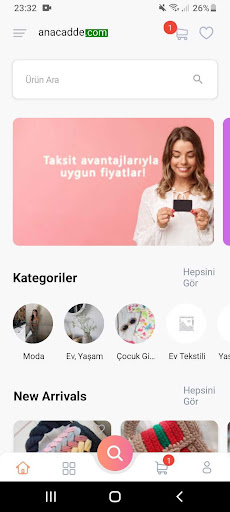 Android application AnaCadde Marketplace screenshort