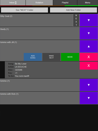 SongbookDB Host App for the DJ Screen 2