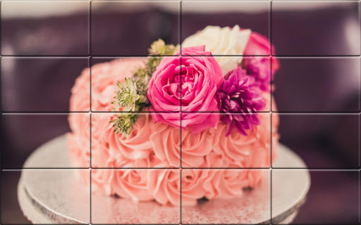 Android application Tile Puzzle Cakes screenshort