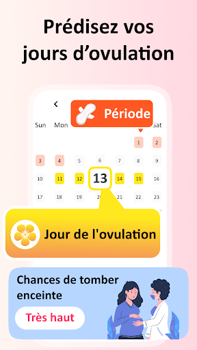Calendrier Ovulation Règles Screen 2