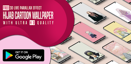 Android application Hijab Cartoon Parallax Effects screenshort