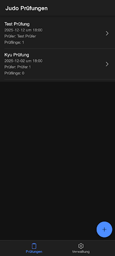 Judo Belt Exam Management screenshot 0