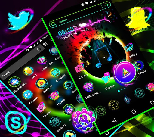 Music Launcher Theme Screen 3