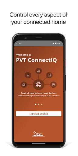 Android application PVT ConnectIQ screenshort