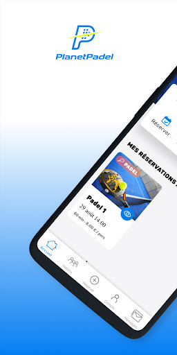 Android application Planet Padel screenshort