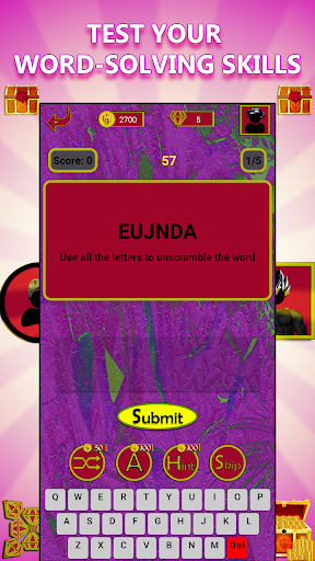Landmarks: Unscramble Word Screen 2